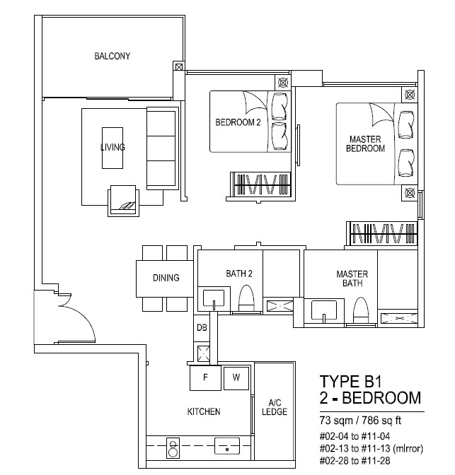 Bellewoods ec 2 Bedroom